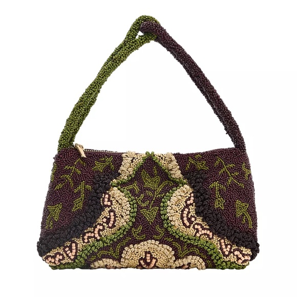 Zara Handbags - NWT Zara Woman Accessories Beaded BAG WITH EMBROIDERED DETAILS